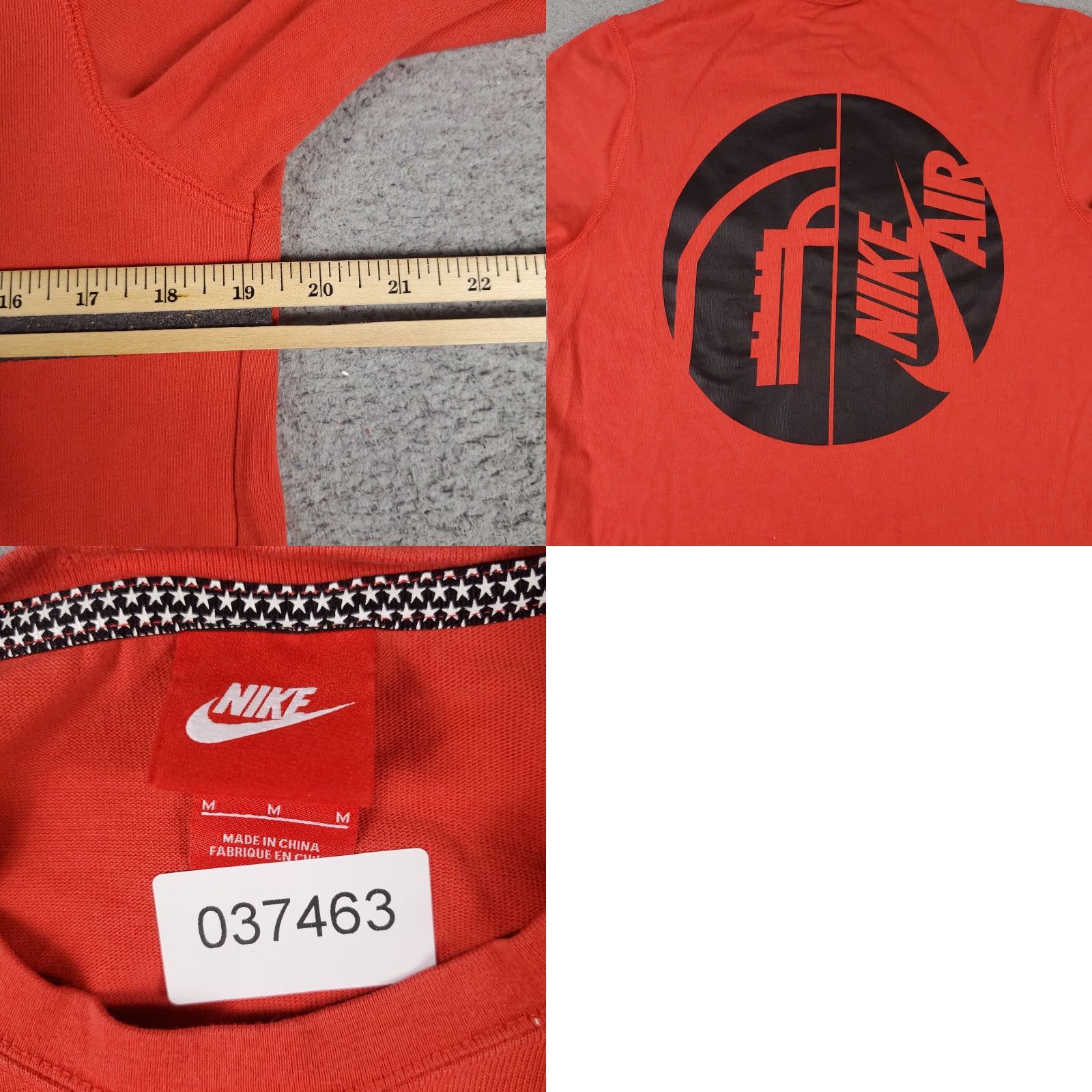 Nike Nike Men's Casual T-Shirt Short Sleeve Medium Orange Swoosh Sports Size US M / EU 48-50 / 2 - 8 Thumbnail