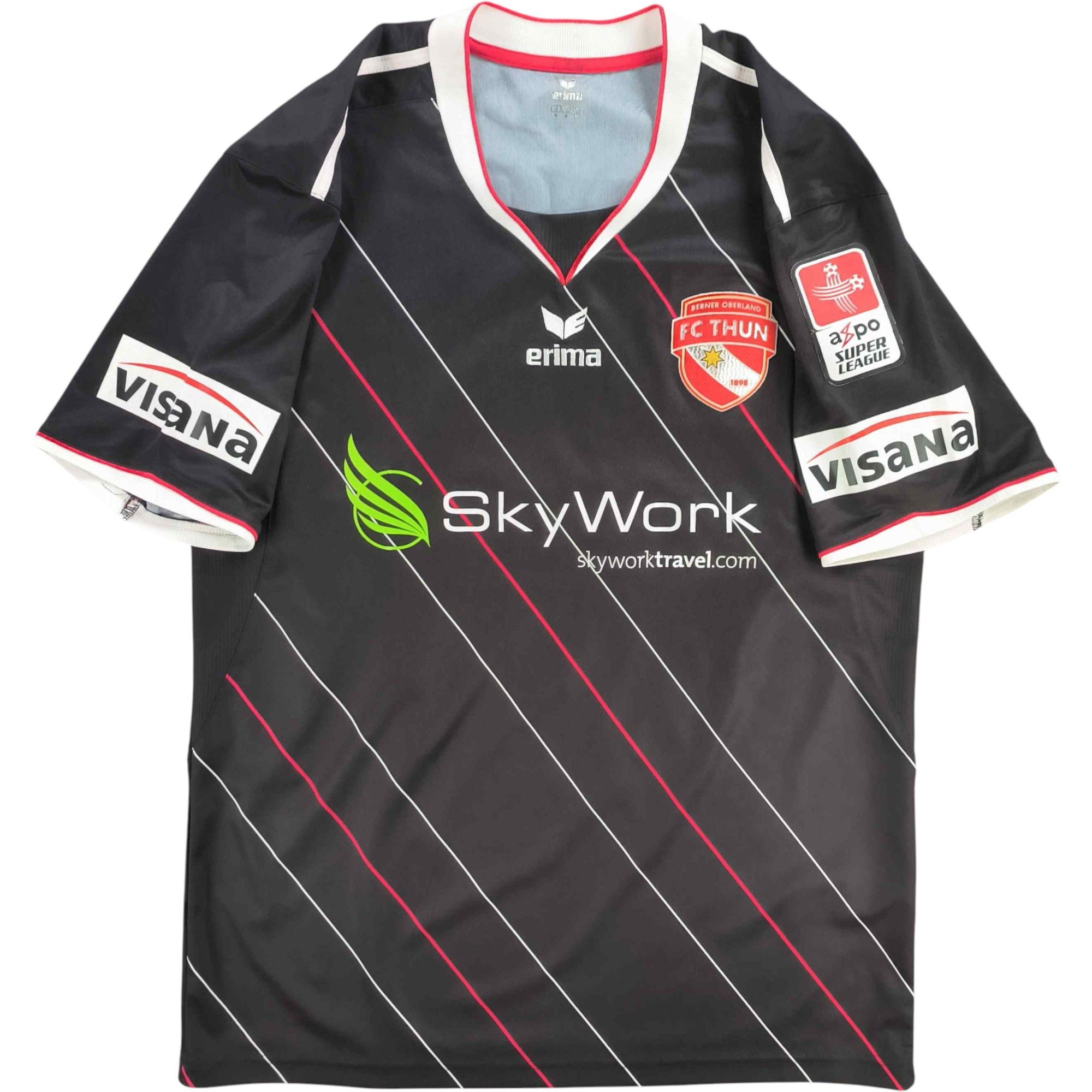 Erima FC Thun 2011-12 Erima away Muhamed Demiri football jersey M Size US M / EU 48-50 / 2 - 2 Thumbnail