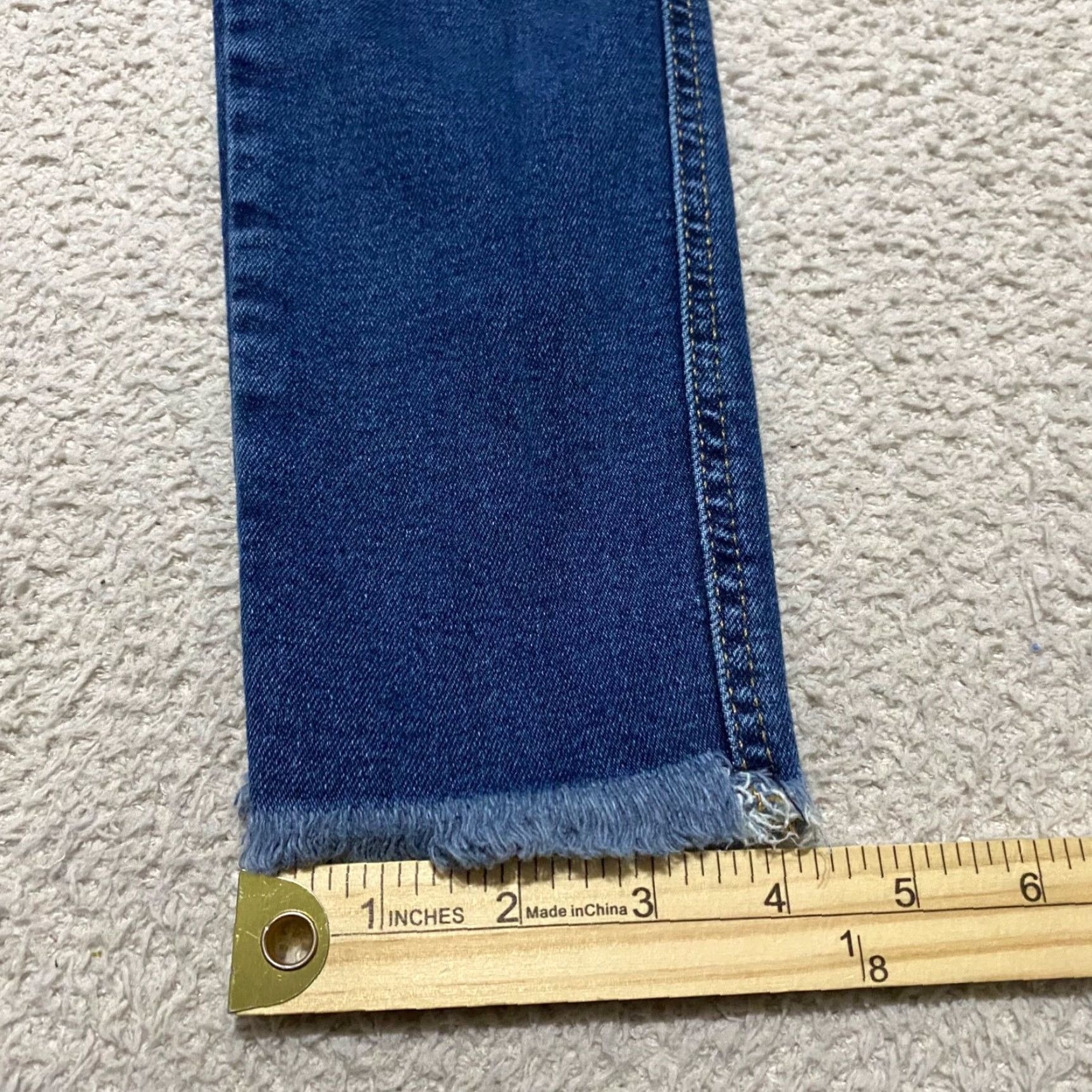 Free People FREE PEOPLE We The Free Jeans Womens 27 Blue Denim Dark Wash Straight High Rise Jeans Size 27" / US 4 / IT 40 - 2 Thumbnail