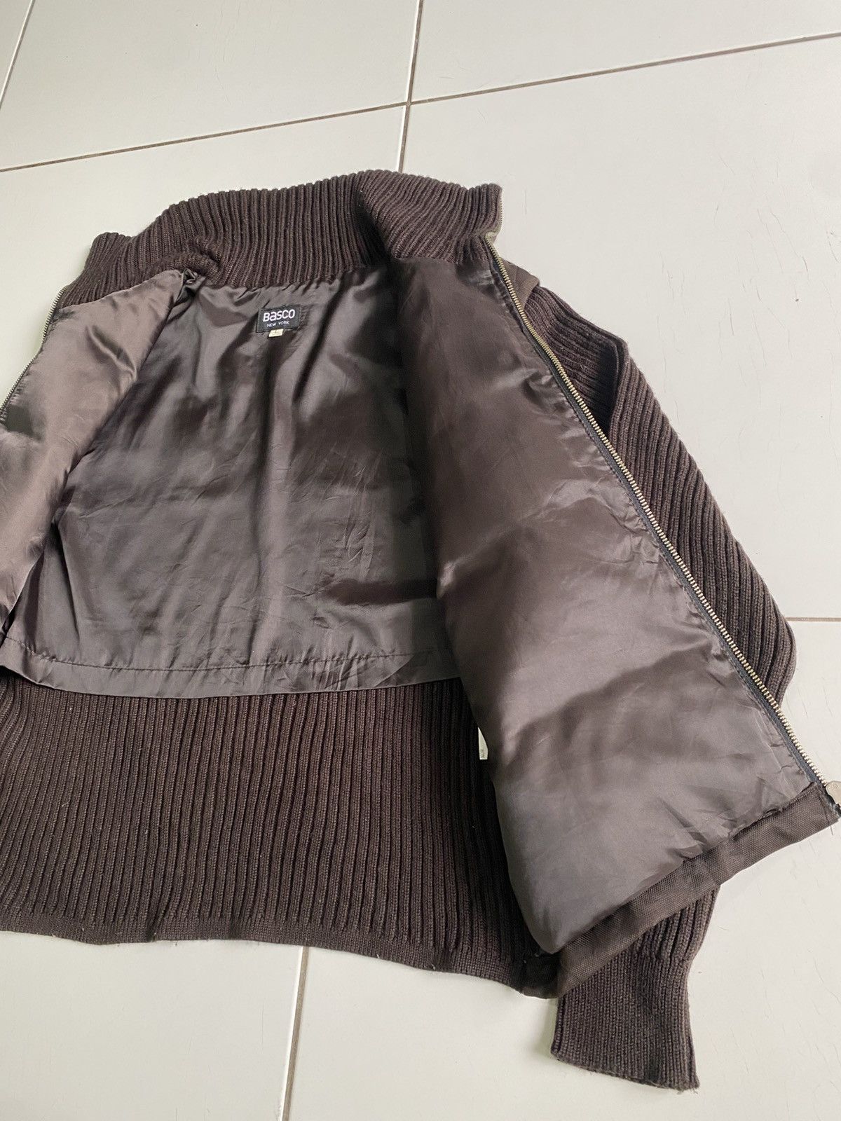 Basco Vintage 80s Basco Americansports puffy Knits PulloverJacket Size L / US 10 / IT 46 - 7 Thumbnail