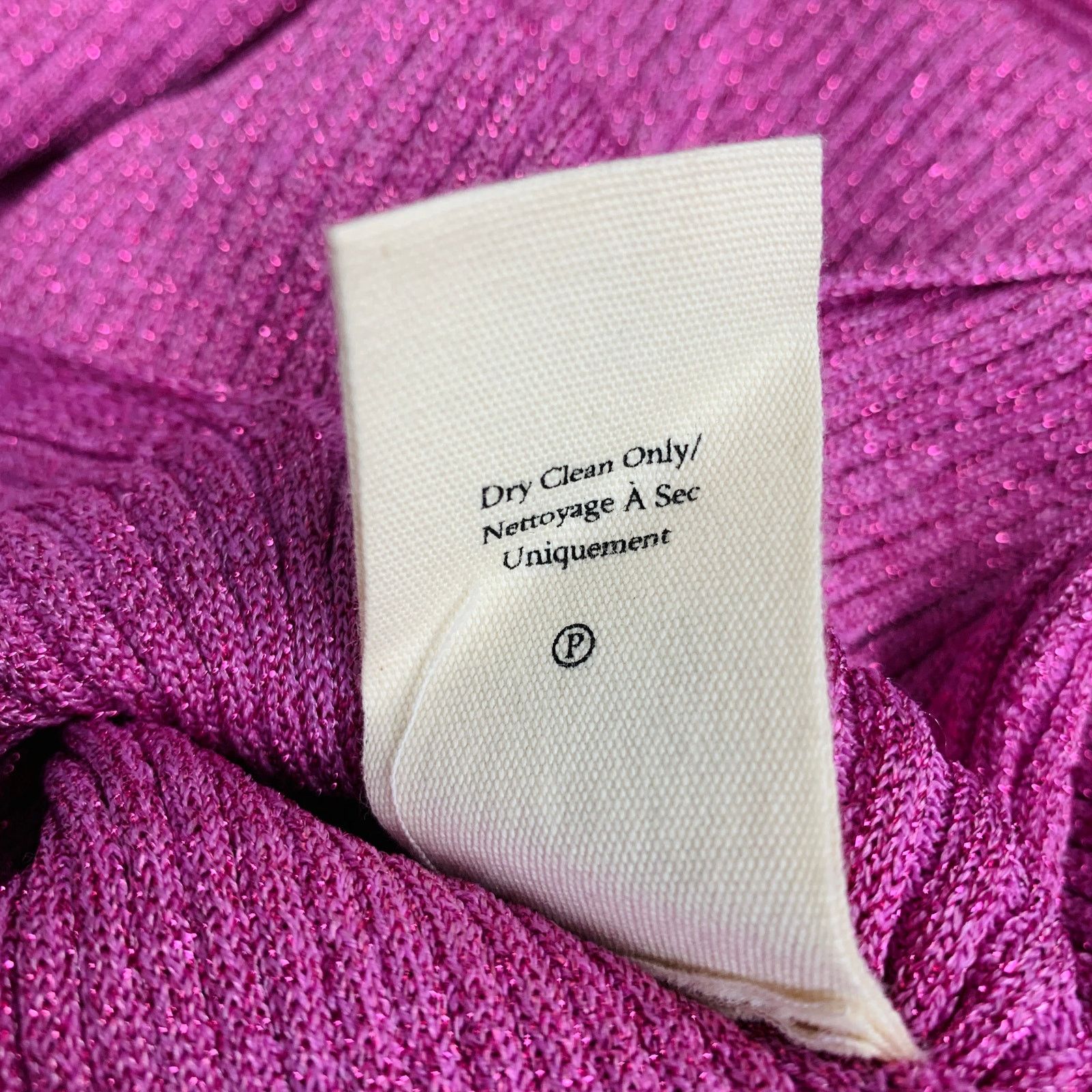 LoveShackFancy LOVESHACKFANCY Size XS Pink Viscose Ribbed Cutout Dress Size XS / US 0-2 / IT 36-38 - 7 Thumbnail