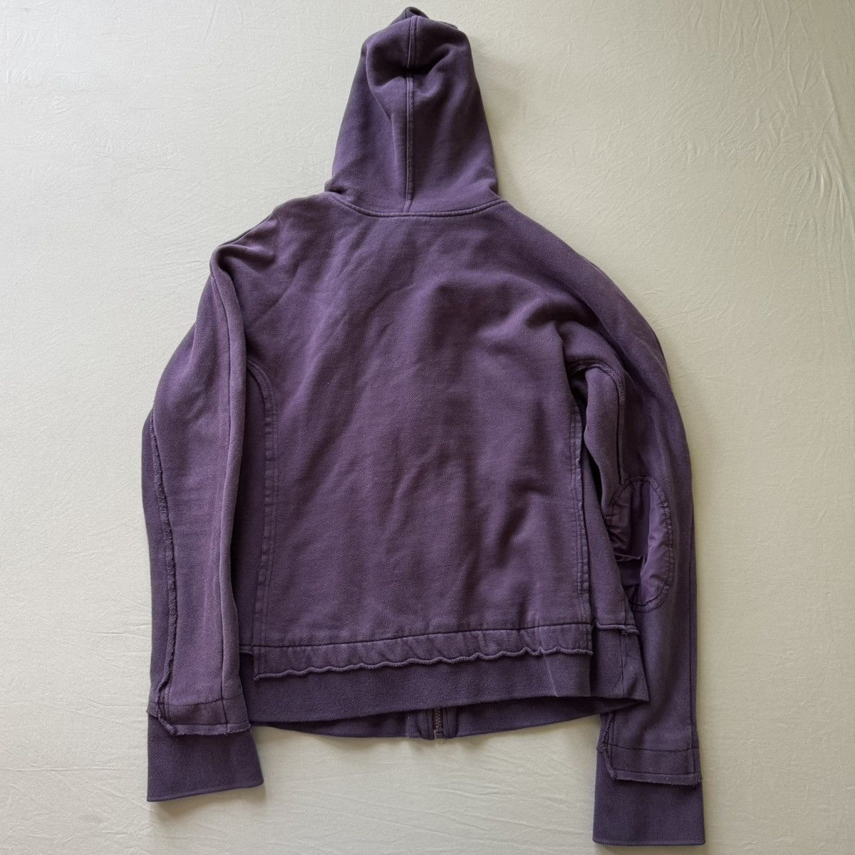 Other Grunge Y2K Deconstructed Zip Up Hoodie Size L / US 10 / IT 46 - 2 Thumbnail