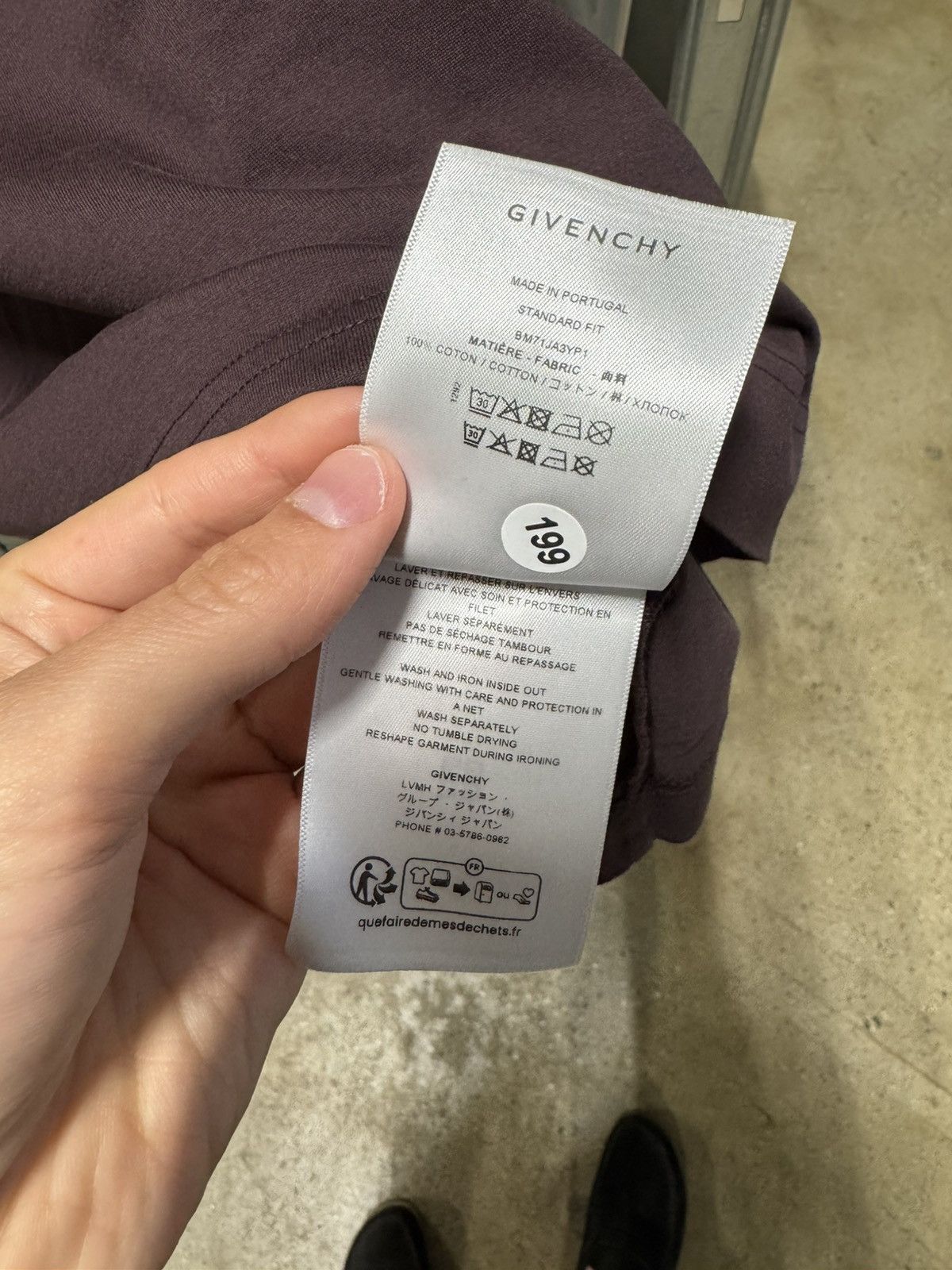 Givenchy Givenchy Logo Embossed T-Shirt NEW 600$ Size US XL / EU 56 / 4 - 5 Thumbnail