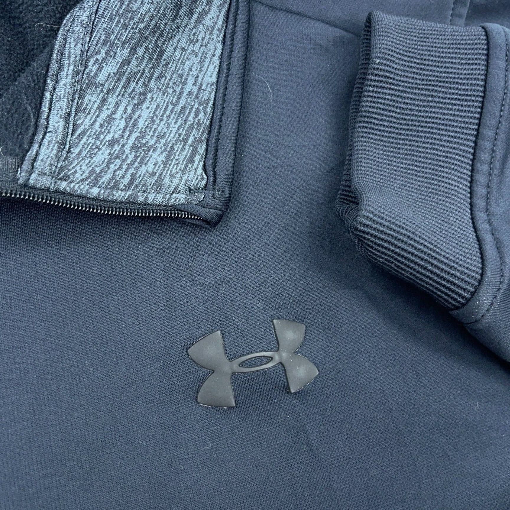 Under Armour Under Armour Sweatshirt Men XL Black Pullover Quarter Zip Sweater Performance Size US XL / EU 56 / 4 - 5 Thumbnail