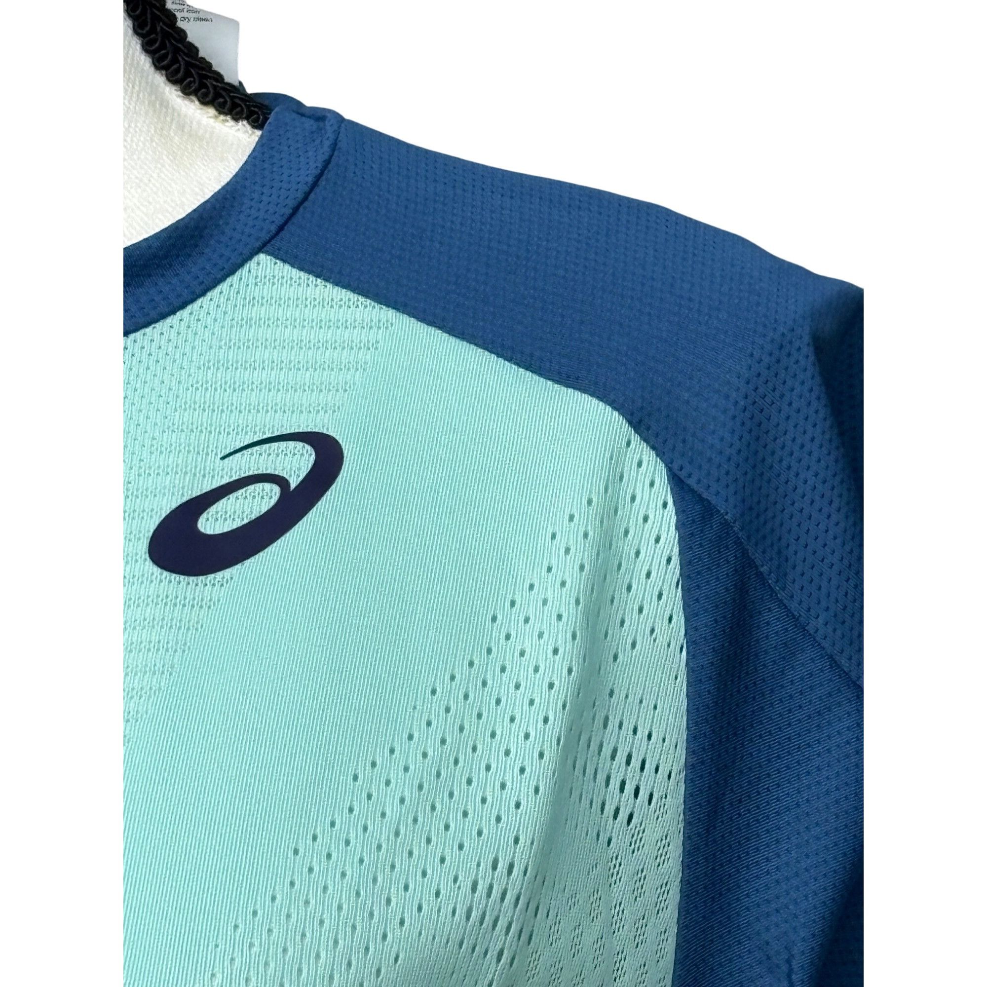 Asics ASICS Women’s Match Graphic Short Sleeve T-shirt, Oasis Gree Size L / US 10 / IT 46 - 5 Thumbnail