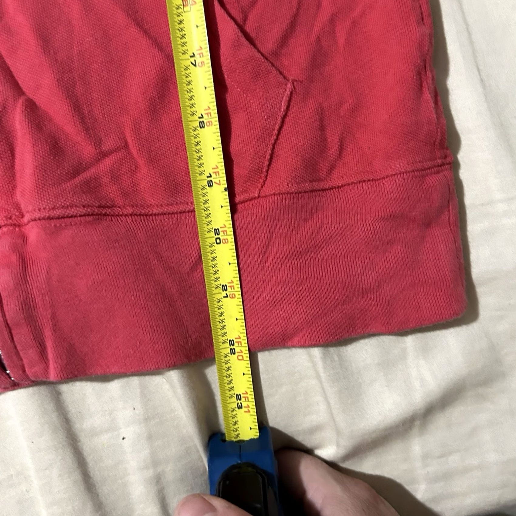 Ralph Lauren VINTAGE Ralph Lauren Pink Full Zip Hoodie Women M Medium Thin Y2K Activewear Size M / US 6-8 / IT 42-44 - 5 Thumbnail