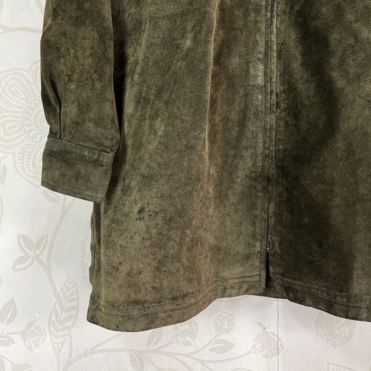 Ralph Lauren Vintage Ralph Lauren Sick Suede Green Light Jacket Size US M / EU 48-50 / 2 - 7 Thumbnail