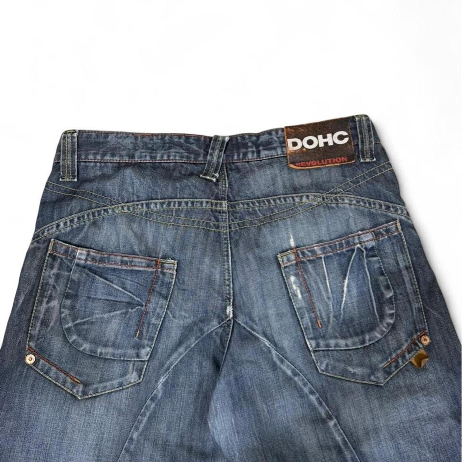 Other Vintage y2k DOHC revolution unique design denim jeans Size 35" - 7 Thumbnail