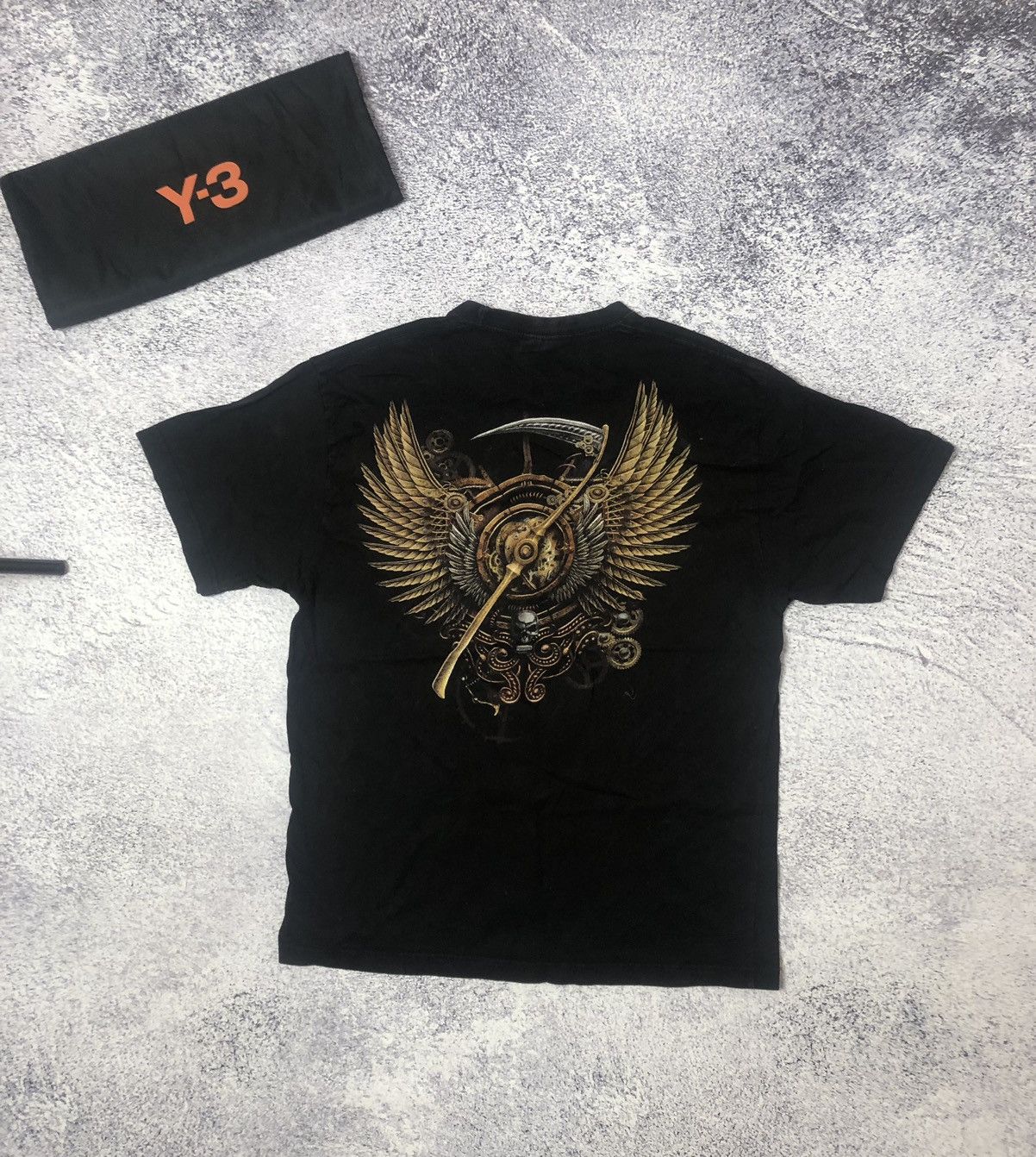 Vintage Merch t-shirt vintage spiral y2k size L casual usa ykk Size US L / EU 52-54 / 3 - 5 Thumbnail