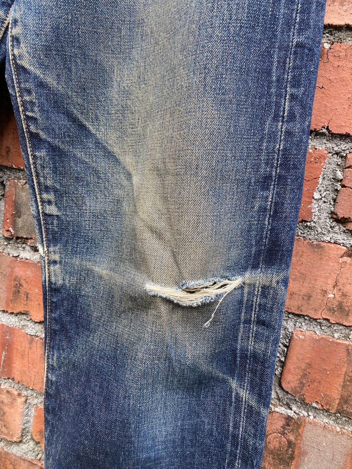 Levi's Vintage Clothing W32x29.5 Vintage levi's 502 redline big E denime distressed Size US 32 / EU 48 - 7 Thumbnail