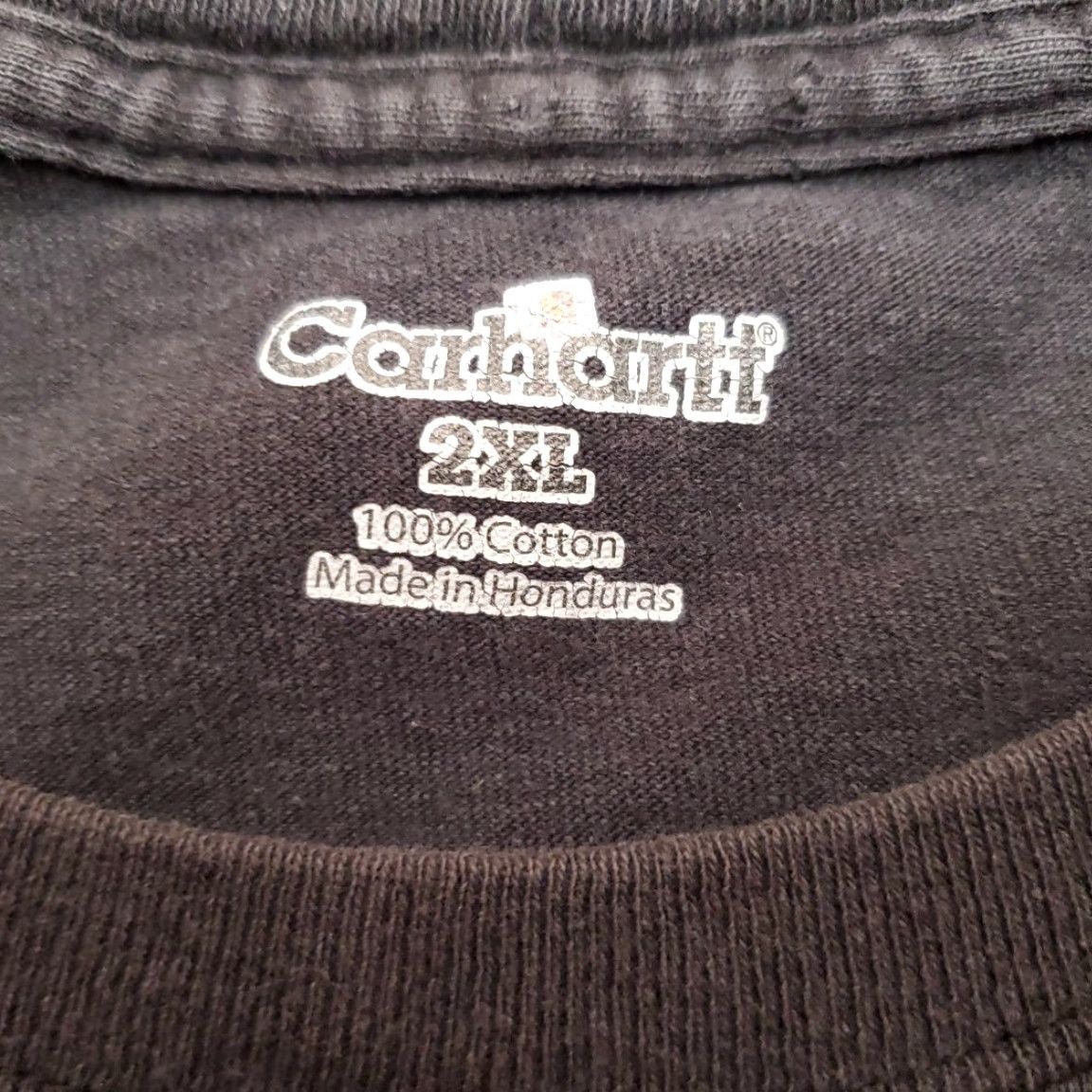 Carhartt VINTAGE Carhartt Shirt Mens 2XL Black Pocket Workwear Short Sleeve Tee Outdoors Cotton Size US XXL / EU 58 / 5 - 5 Thumbnail