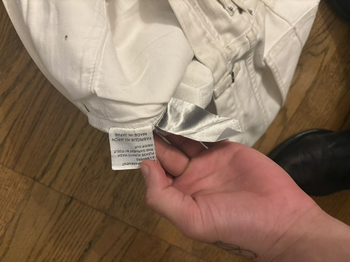 Hedi Slimane DIOR HOMME hedi Slimane 06 white runway jeans Size US 30 / EU 46 - 6 Thumbnail