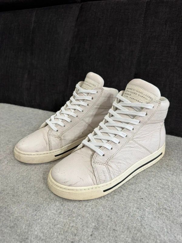 Marc by Marc Jacobs Marc by Marc Jacobs Glazed High Top Sneaker Leather size 38 Size US 8 / IT 38 - 6 Thumbnail