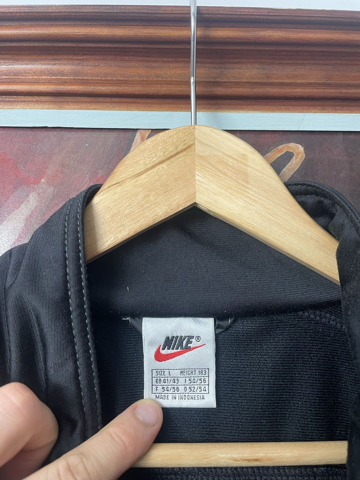 Nike Nike Vintage Jacket Track Big Back Swoosh 90s Streetwear Size US L / EU 52-54 / 3 - 3 Thumbnail
