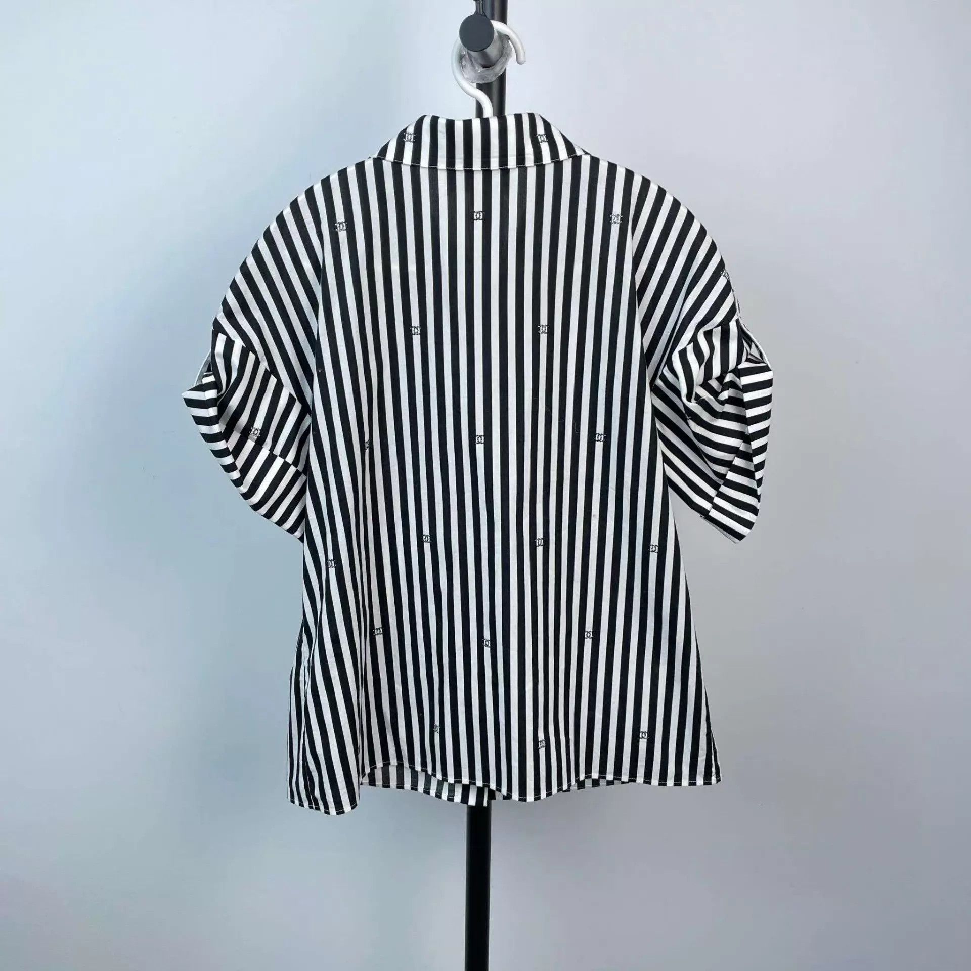 Chanel Chanel 97 New 24coco Beach Stripe SS Shirt 38 Size S / US 4 / IT 40 - 2 Thumbnail