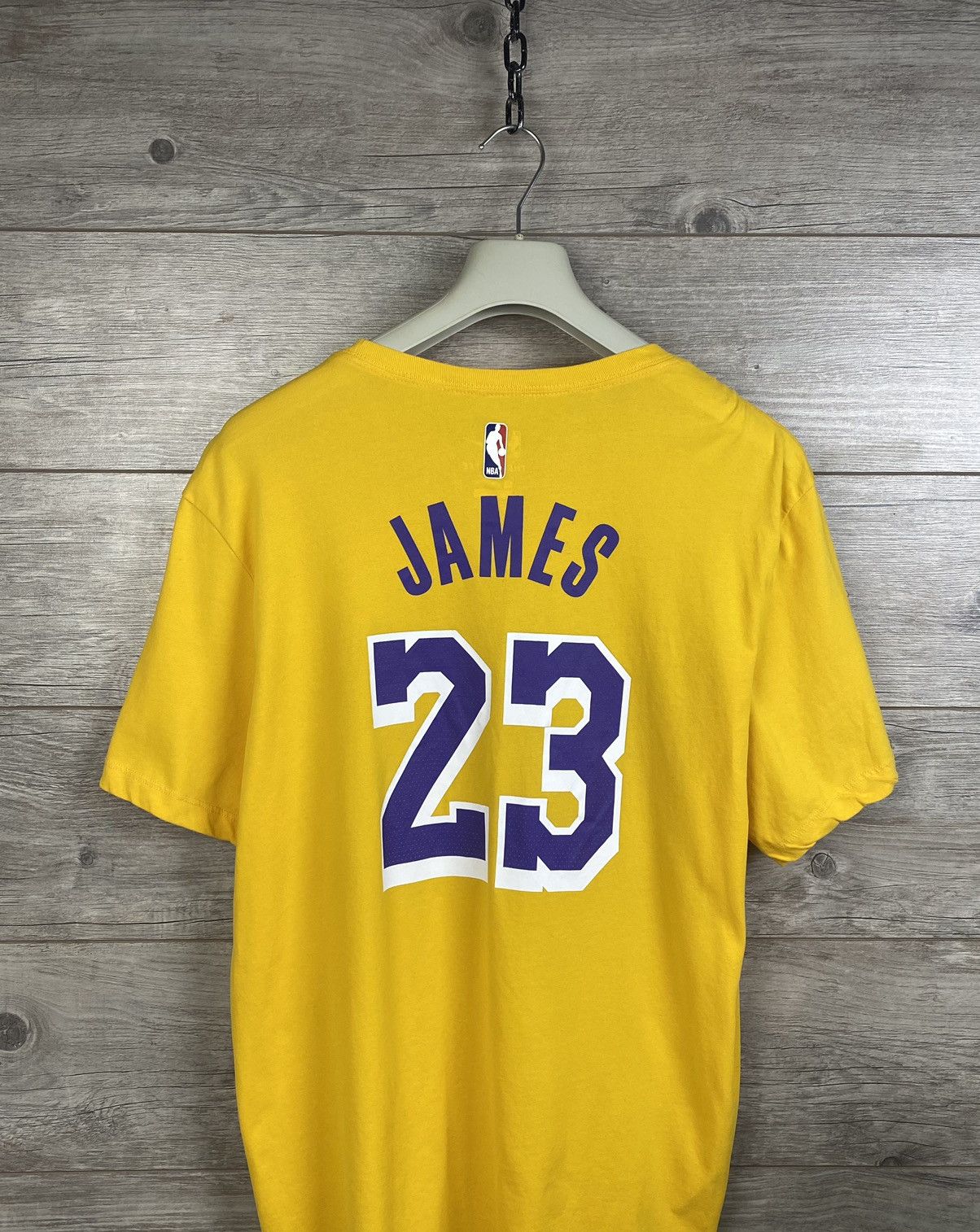 Nike Nike James Lebron LAL Dry Tee BQ1540-743 size L Size US XL / EU 56 / 4 - 4 Thumbnail