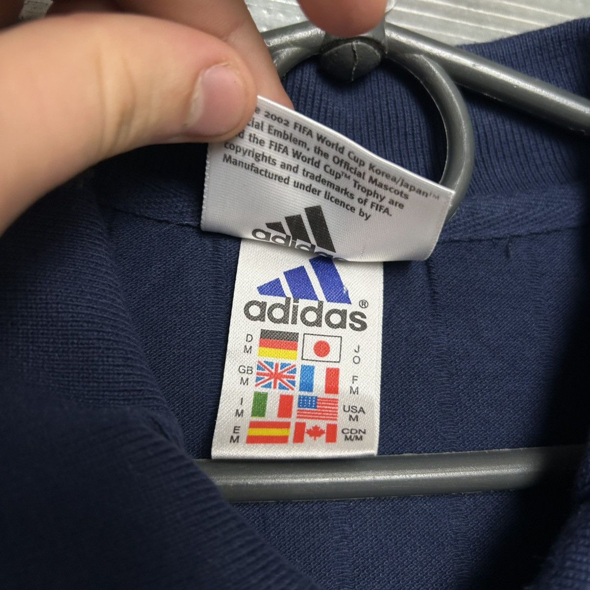 Adidas Vintage Adidas FC England Korea World cup 2002 soccer polo Size US M / EU 48-50 / 2 - 6 Thumbnail