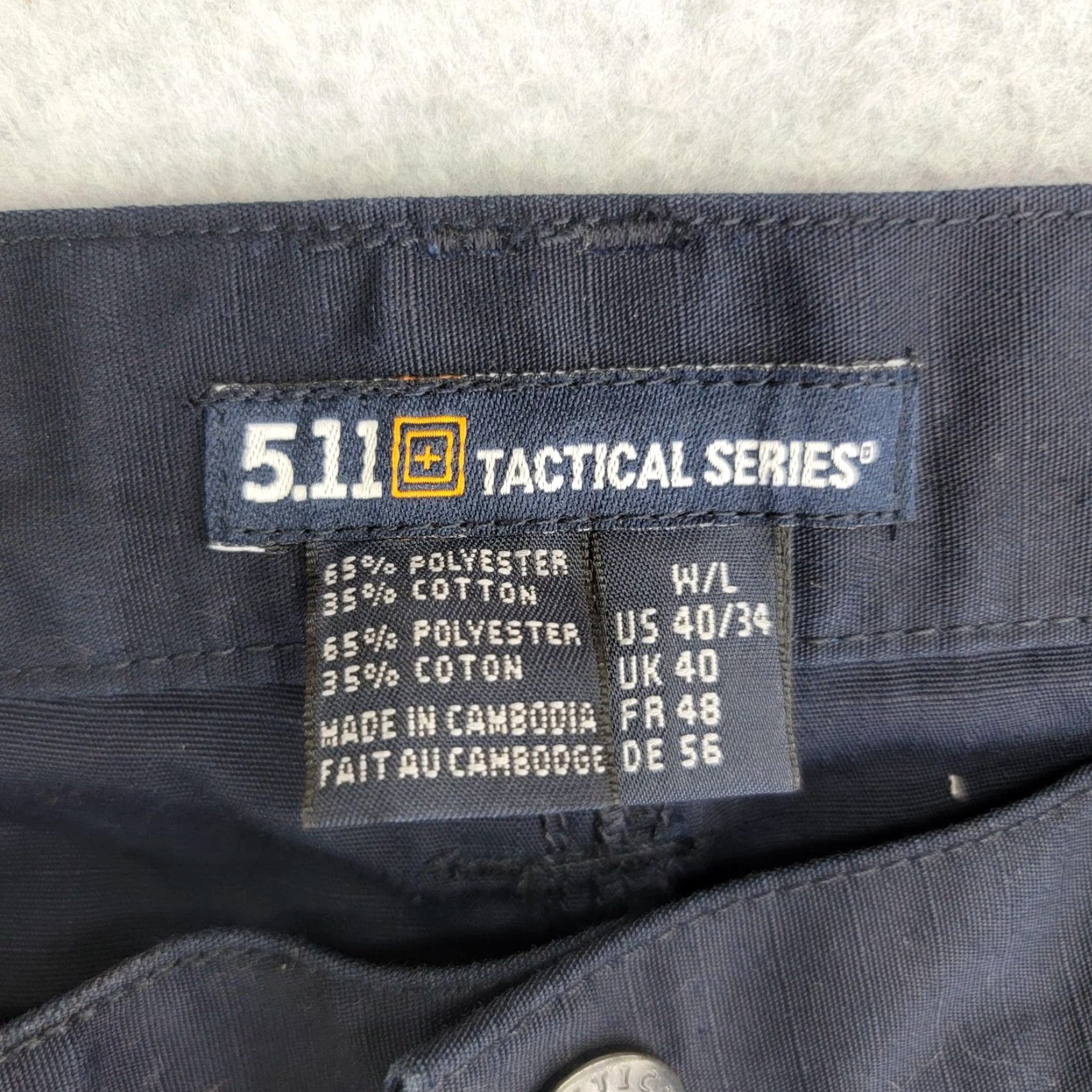 Vintage 5.11 Tactical Pants Mens 40x34 Black Ripstop Utility D-Ring Tactical Series Pants Size US 40 / EU 56 - 4 Thumbnail