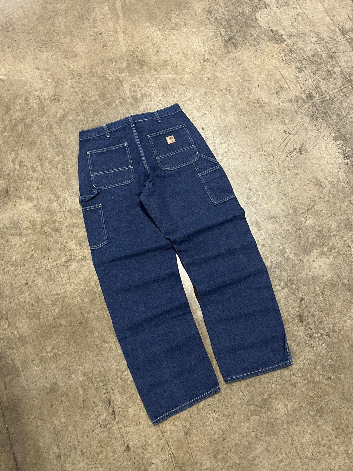 Carhartt × Vintage Carhartt carpenter cargo pants baggy fit wide leg streetwear Size US 34 / EU 50 - 1 Thumbnail