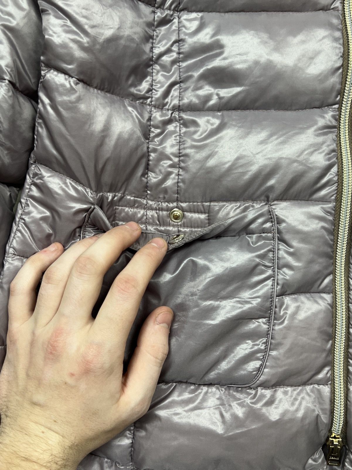 Herno Herno Lightweight Down Coat (Y0279) Size L / US 10 / IT 46 - 4 Thumbnail
