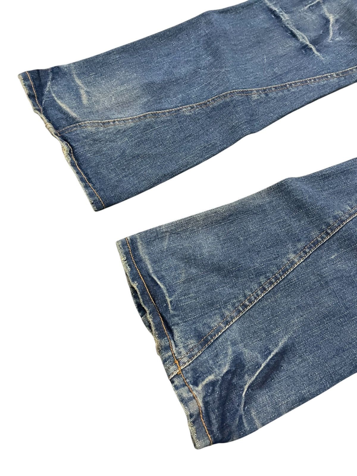 Hysteric Glamour × In The Attic Nylaus Japan Studded & Gems Claws Mark Spiral Flare Jeans Size US 32 / EU 48 - 19 Thumbnail