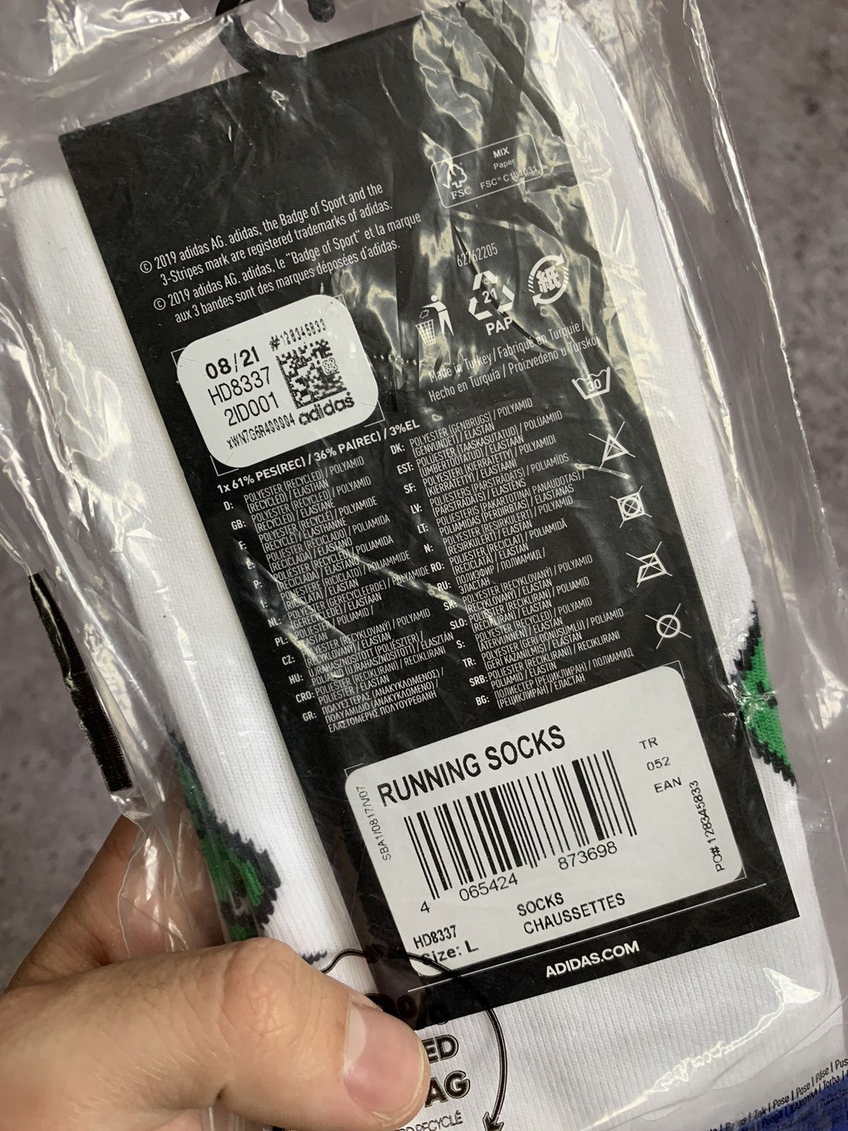 Adidas × Palace Adidas x Palace Long Socks Black Deadstock Size ONE SIZE - 6 Thumbnail