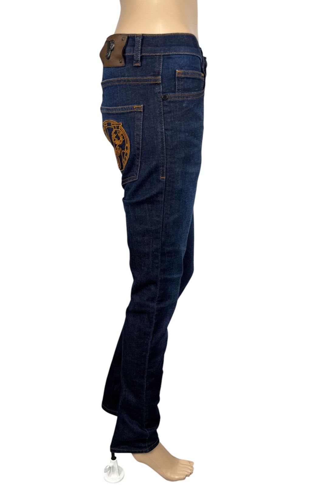 Versace Versace Jeans Slim Jeans Big Logo size 30 IT44 Size 30" / US 8 / IT 44 - 3 Thumbnail
