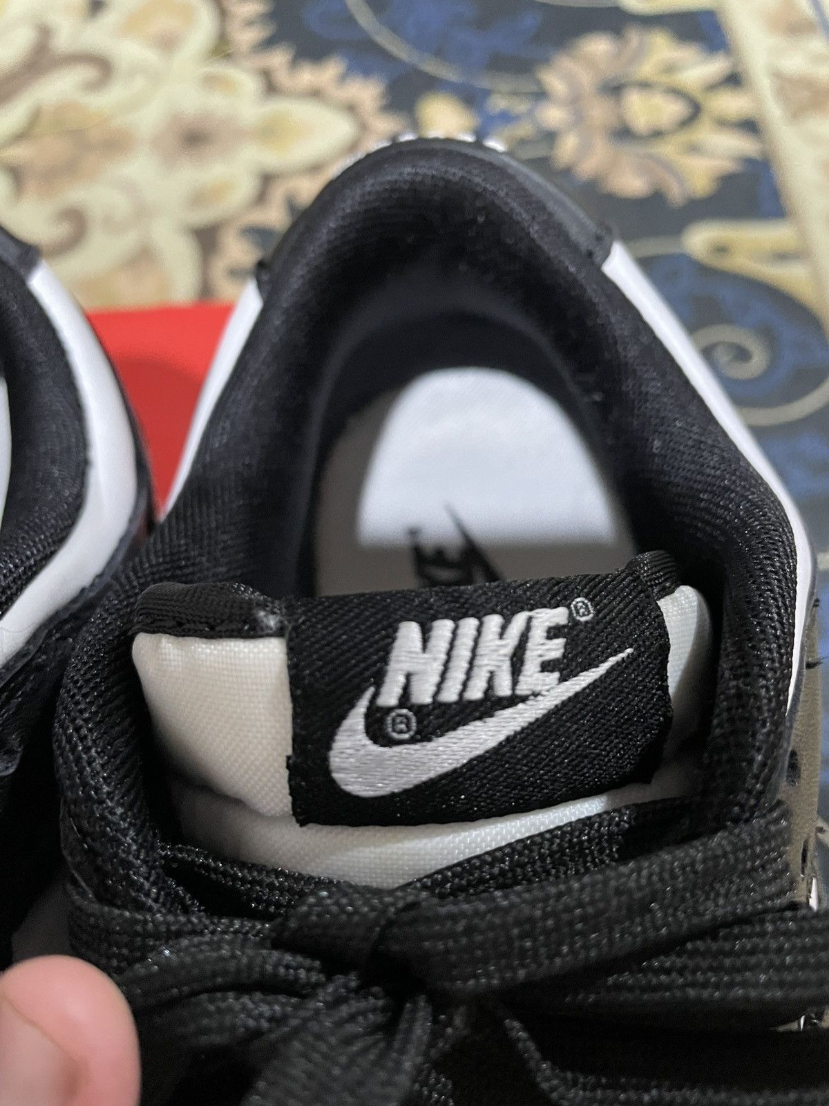 Nike Nike Dunk Low Retro ‘Panda’ Black White - Classic Size US 7 / EU 40 - 5 Thumbnail
