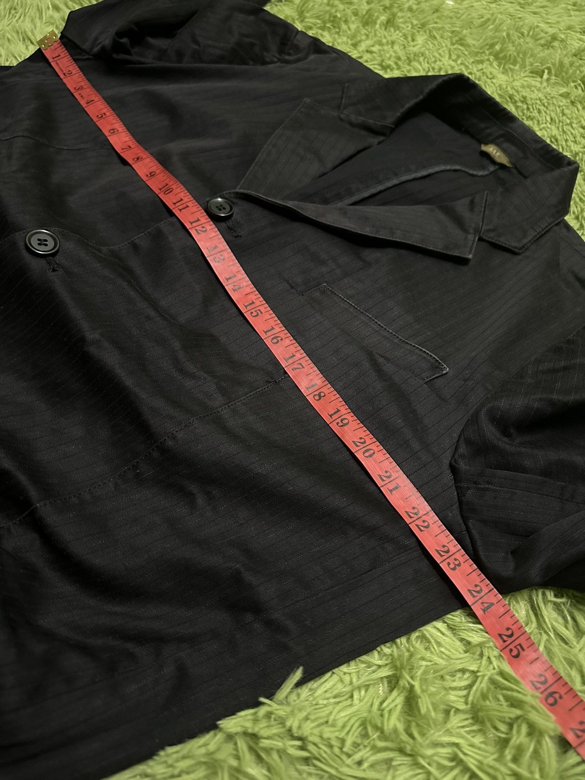 Yohji Yamamoto AAR Yohji Yamamoto striped coat Size US XL / EU 56 / 4 - 15 Thumbnail