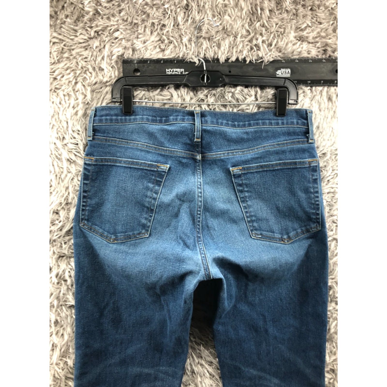 Vintage Trumaker Jeans Main Selling Point: Straight, Mid Rise, Blue, 33x32, Mens, Regular Size US 33 - 6 Thumbnail