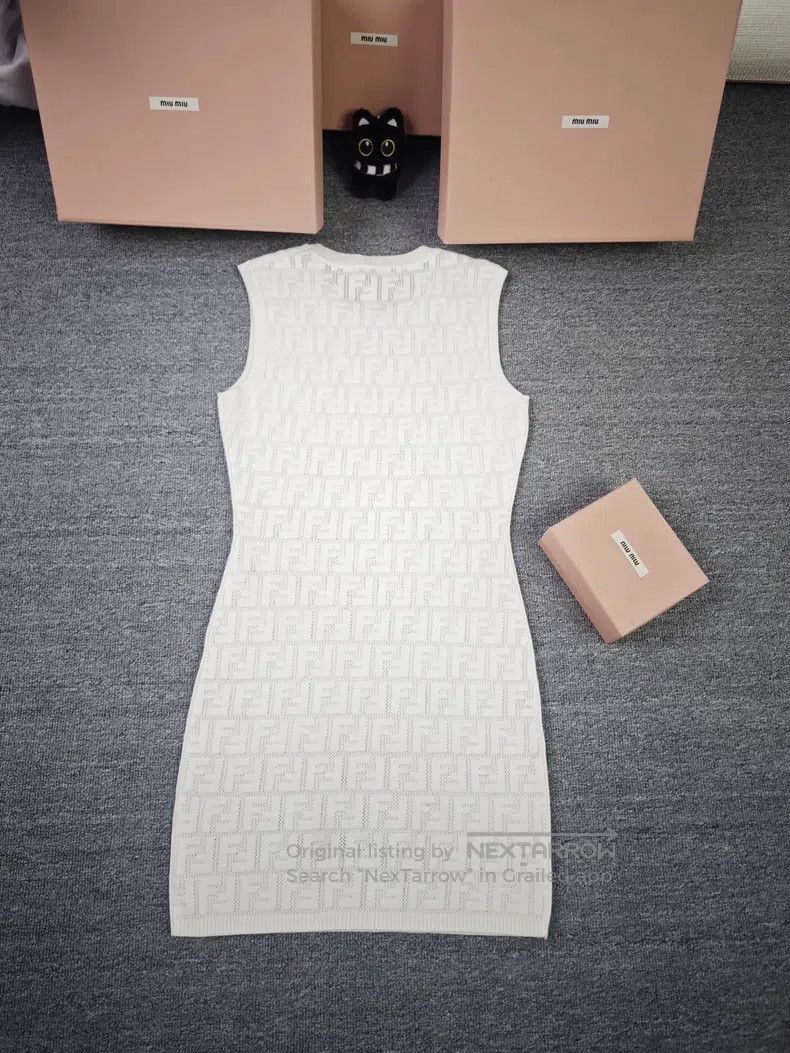 Fendi Fendi The pattern is printed on a medium-length pencil ski Size XS / US 0-2 / IT 36-38 - 2 Thumbnail