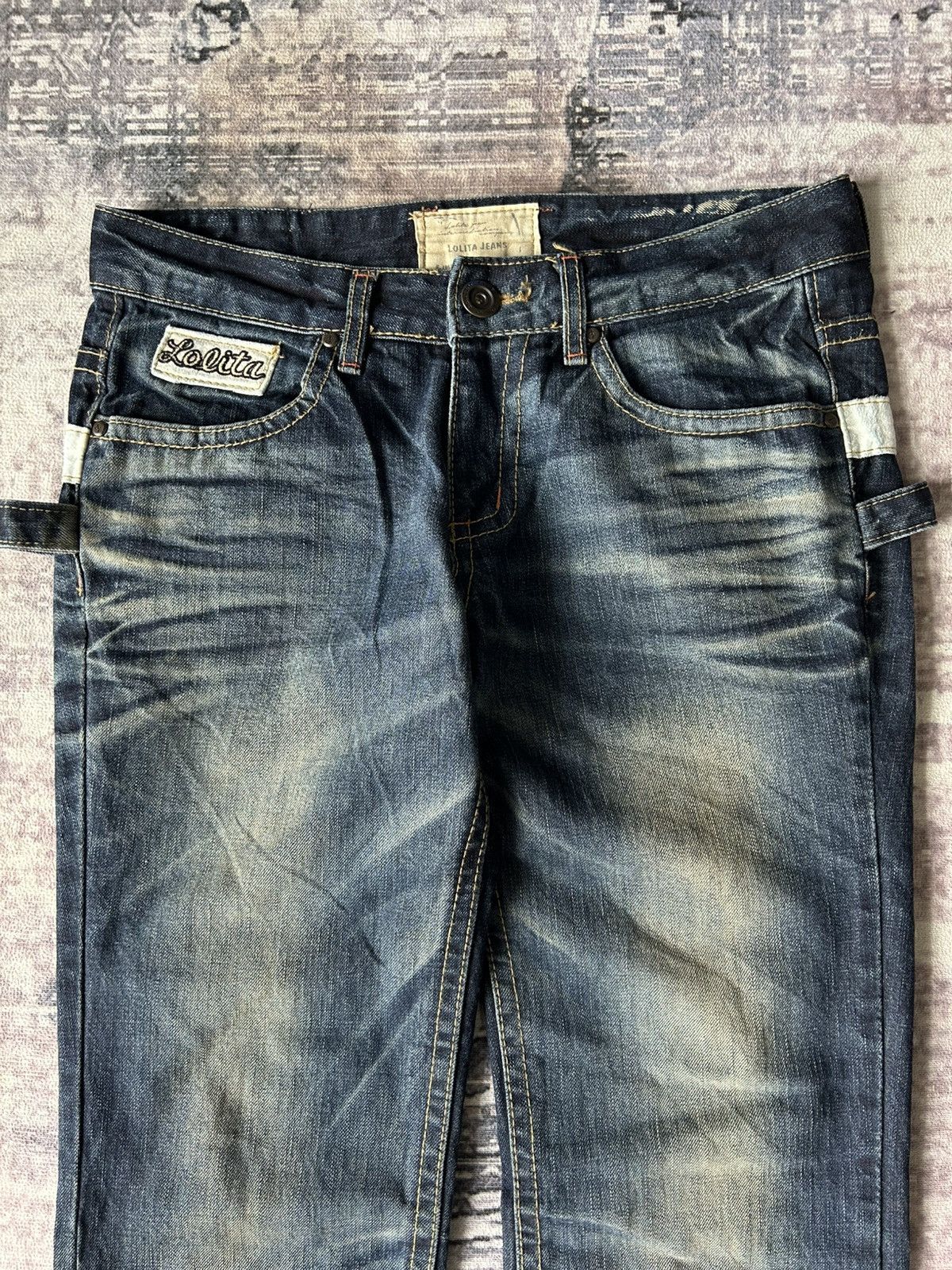 Le Grande Bleu (L.G.B.) Lolita Bondage Washed Jeans Size US 32 / EU 48 - 5 Thumbnail