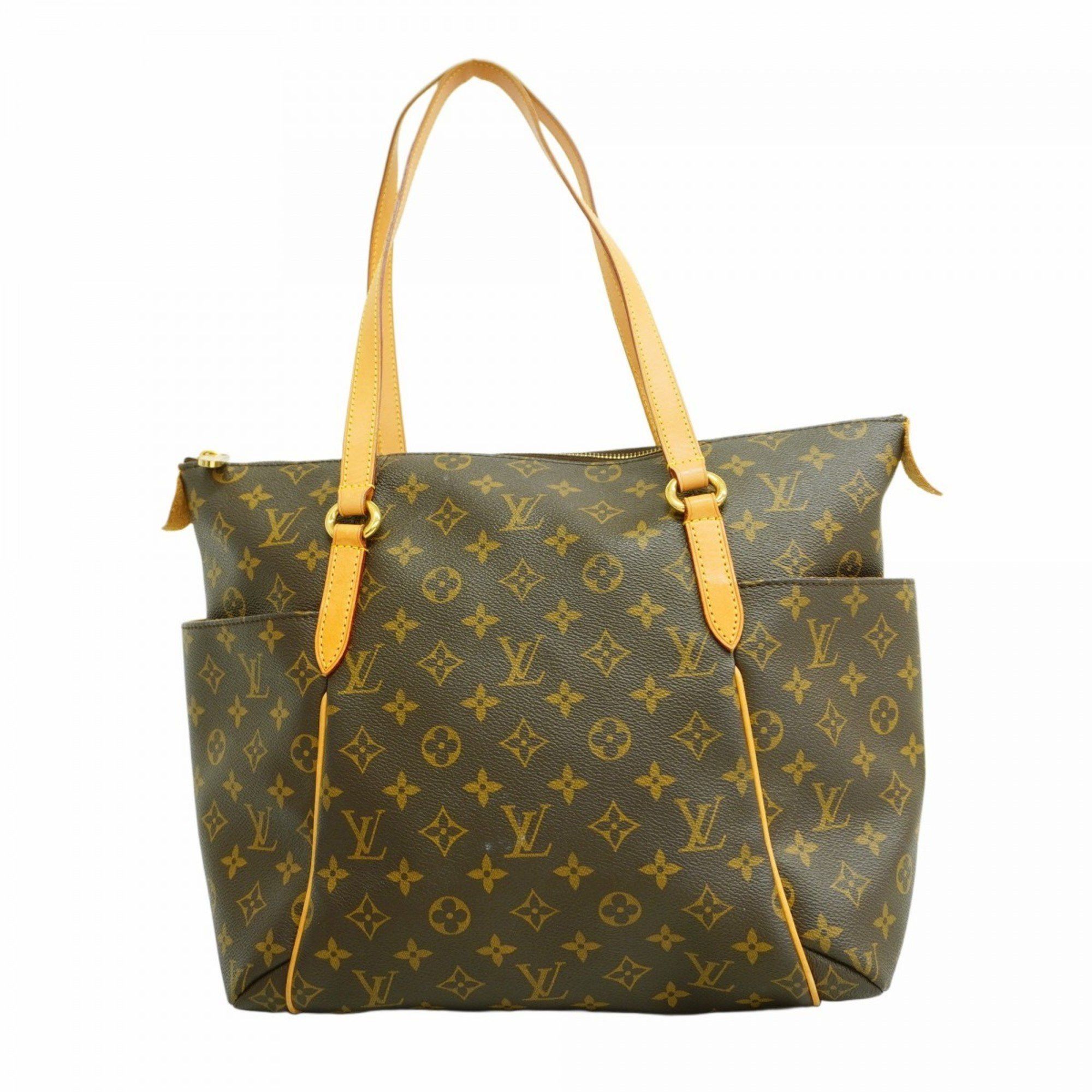 Louis Vuitton Tote Bag Monogram Totally Mm M41015 Brown Women's