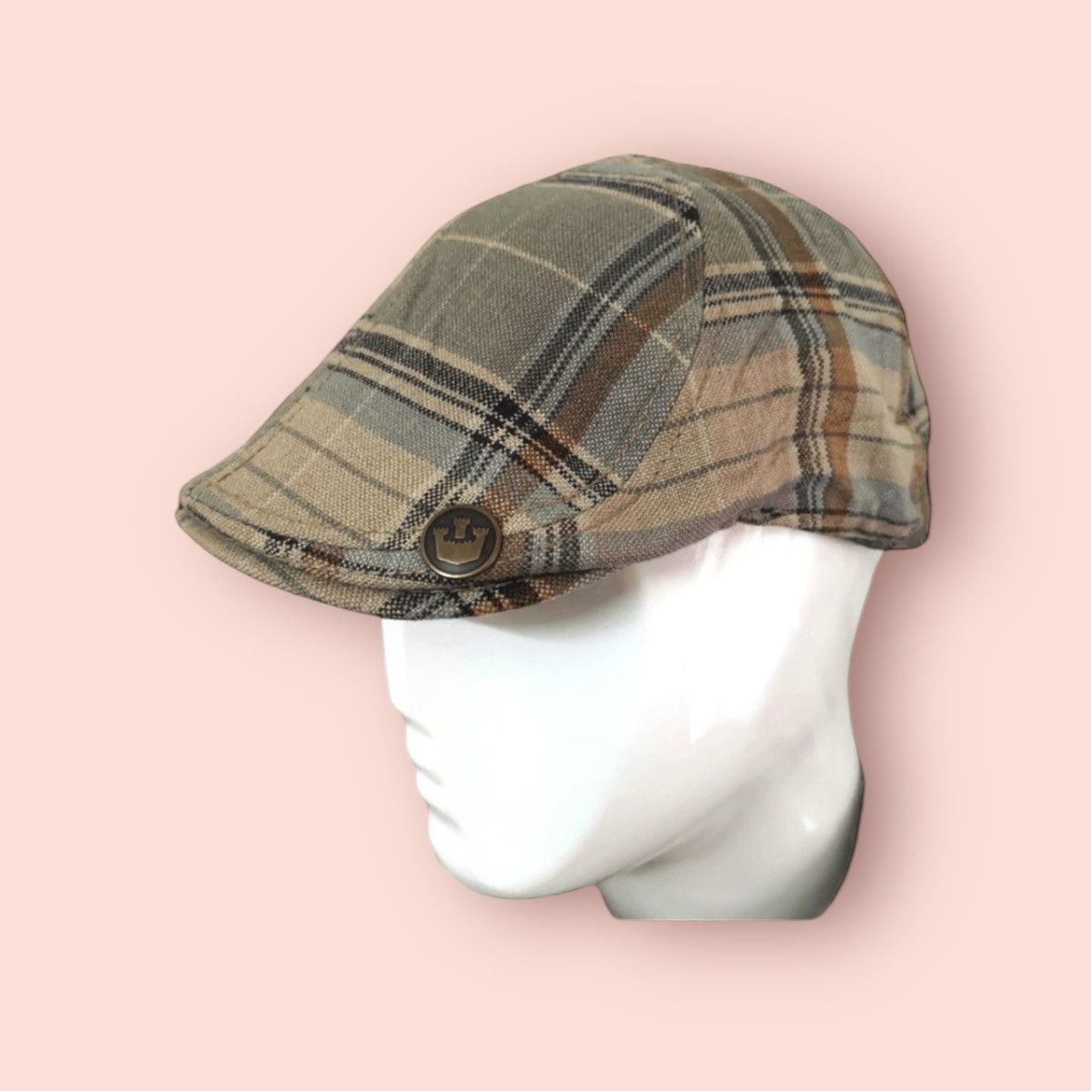 Goorin Bros. VINTAGE GOORIN BROS PLAID BARETTA /FLAT HAT Size ONE SIZE - 2 Thumbnail