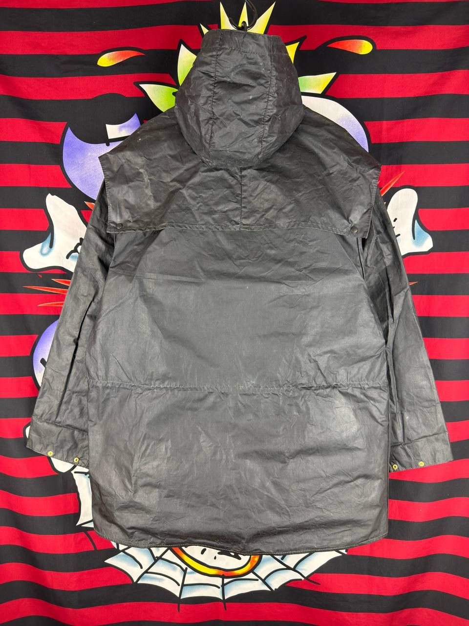 Barbour Vintage Barbour Luxury A6 Durham Wax Jacket Size C46/117cm Size US XXL / EU 58 / 5 - 8 Thumbnail