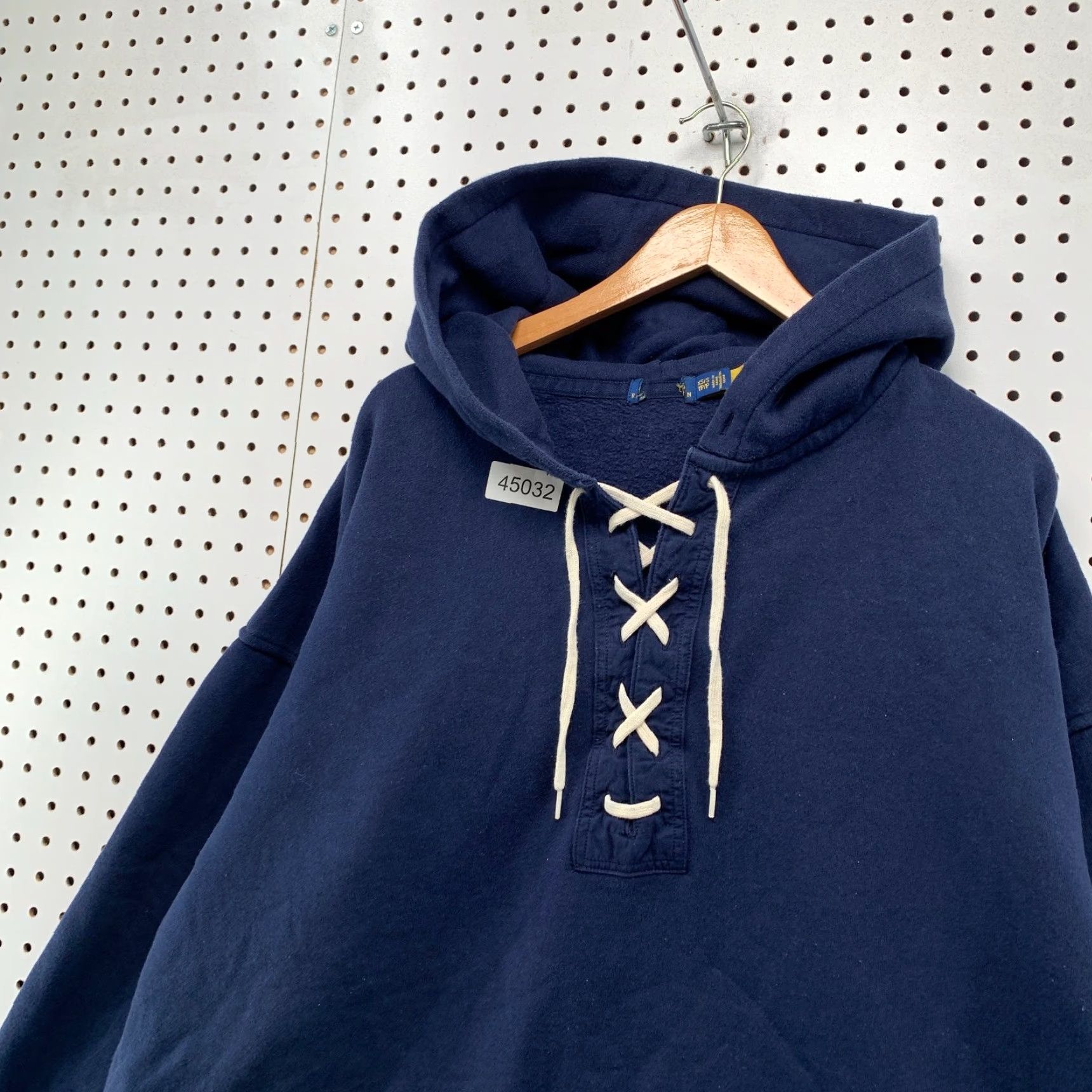 Polo Ralph Lauren Polo Ralph Lauren Sweatshirt Womens XS Hooded Lace Up Side Slit Oversized Size XS / US 0-2 / IT 36-38 - 5 Thumbnail