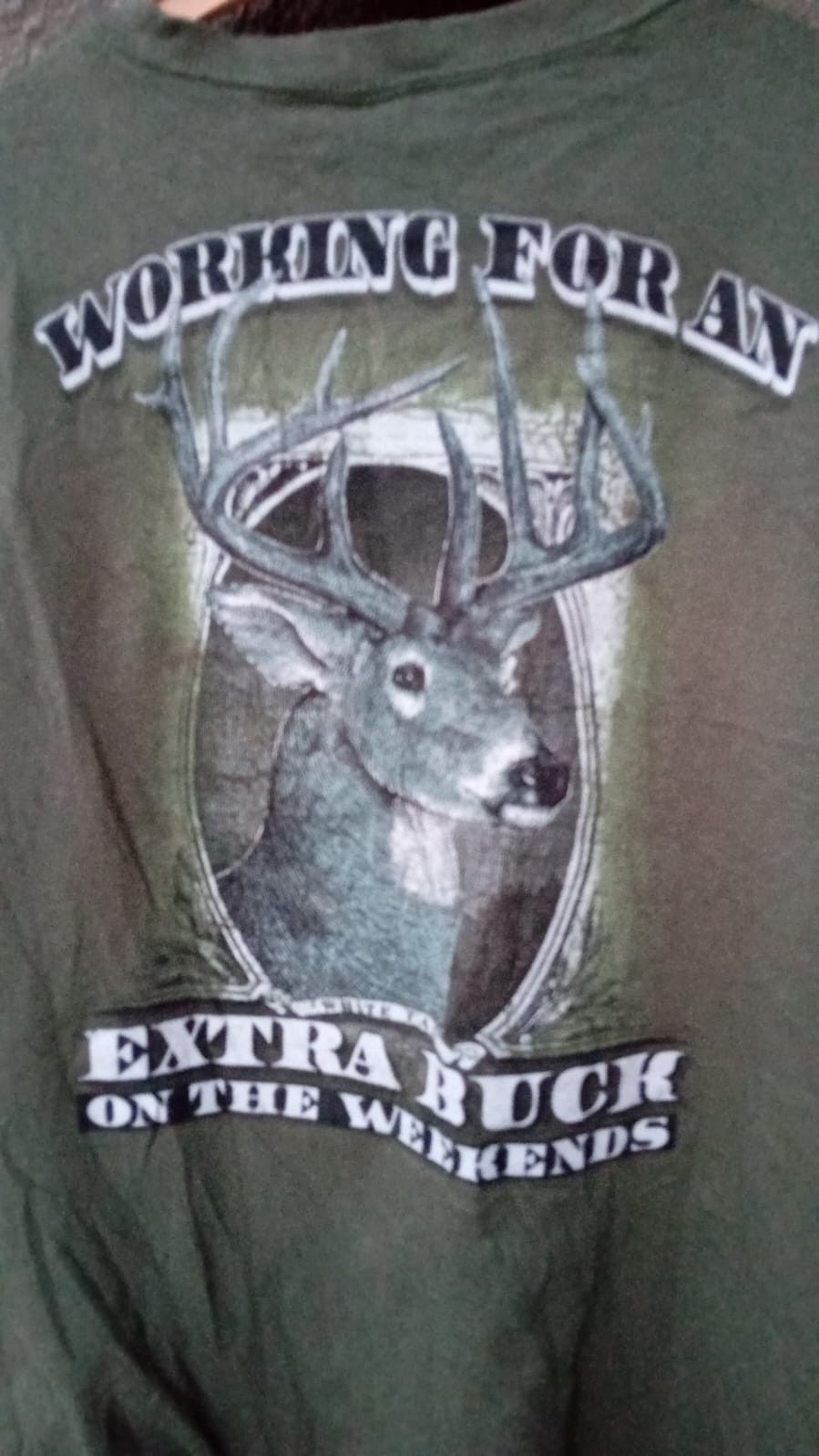 Delta × Vintage Extra Buck On The Weekend Vintage Deer t-shirt sz XL Size US XL / EU 56 / 4 - 2 Thumbnail
