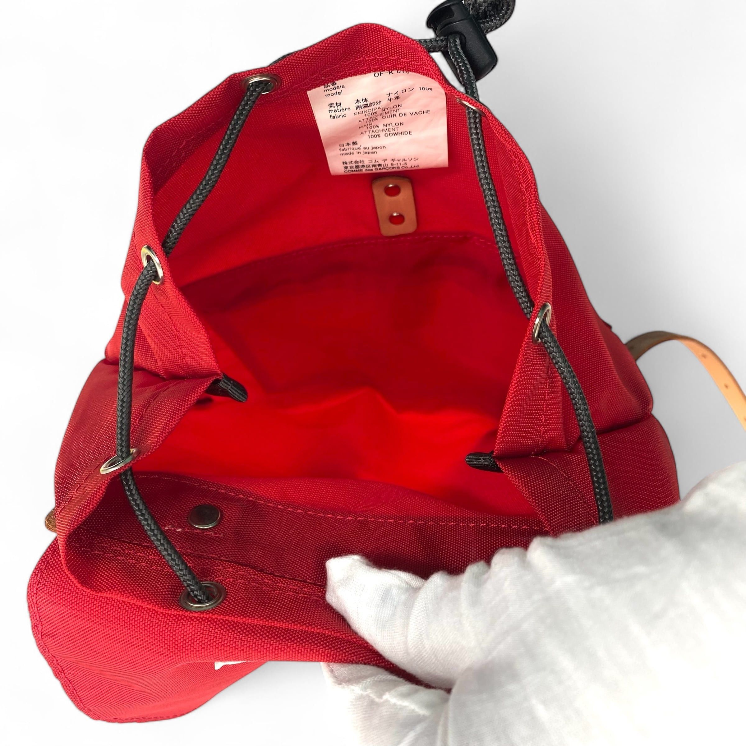 Comme des Garcons Comme des Garcons Backpack Red Size ONE SIZE - 4 Thumbnail