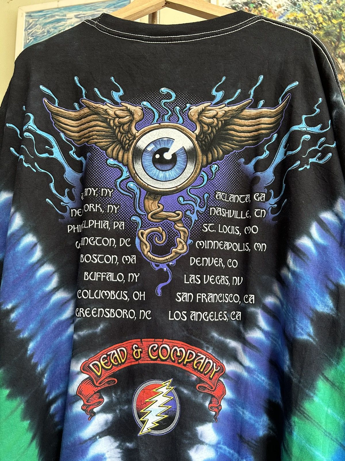 Liquid Blue Liquid Blue Dead Tour Oversized Tshirt Size US XXL / EU 58 / 5 - 8 Thumbnail