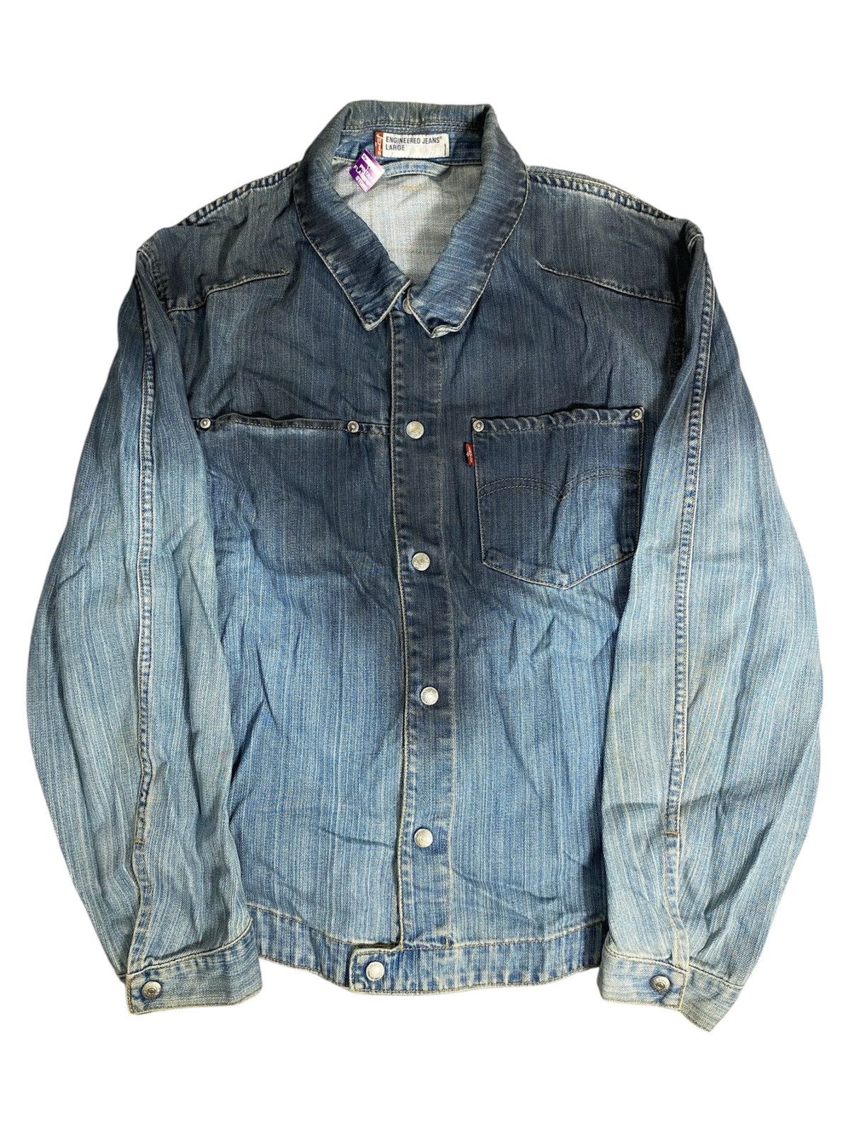 Levi's vintage levis engineered shaddow wash jackets hype jacket Size US L / EU 52-54 / 3 - 1 Thumbnail