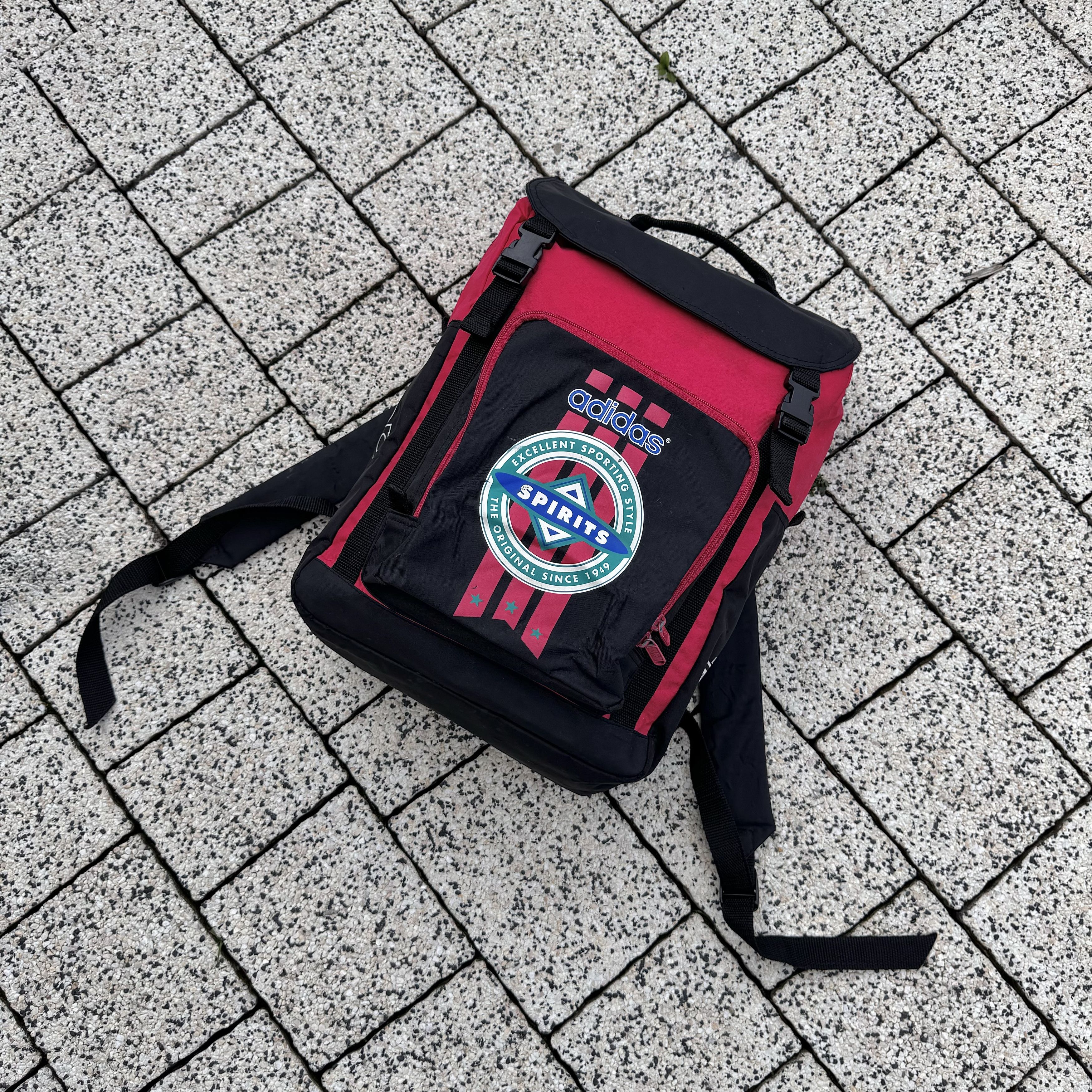 Adidas × Vintage ADIDAS VINTAGE 90S THREE STRIPES BACK PACK RETRO BAG Size ONE SIZE - 1 Thumbnail