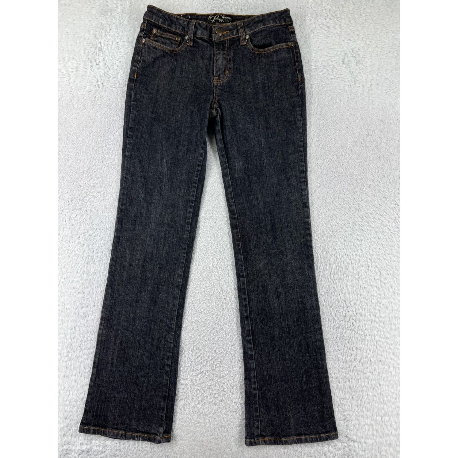 Vintage VINTAGE PACO Women's Jeans Pants Bootcut Slim Fit 11 Black Denim Cotton Blend Retro 90s Womens Size 32" / US 10 / IT 46 - 2 Thumbnail
