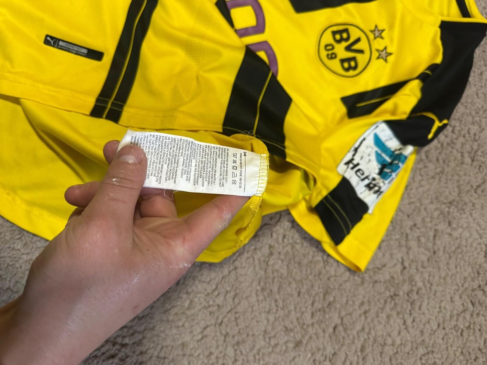 Puma BORUSSIA DORTMUND 2016/17 FOOTBALL SHIRT SOCCER JERSEY PUMA Size US M / EU 48-50 / 2 - 6 Thumbnail