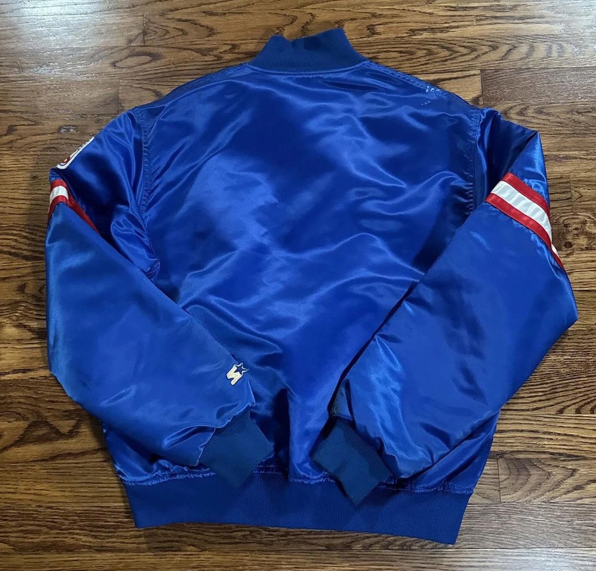 Starter Vintage Starter New York Giants Satin Jacket (Size L) Size US L / EU 52-54 / 3 - 5 Thumbnail