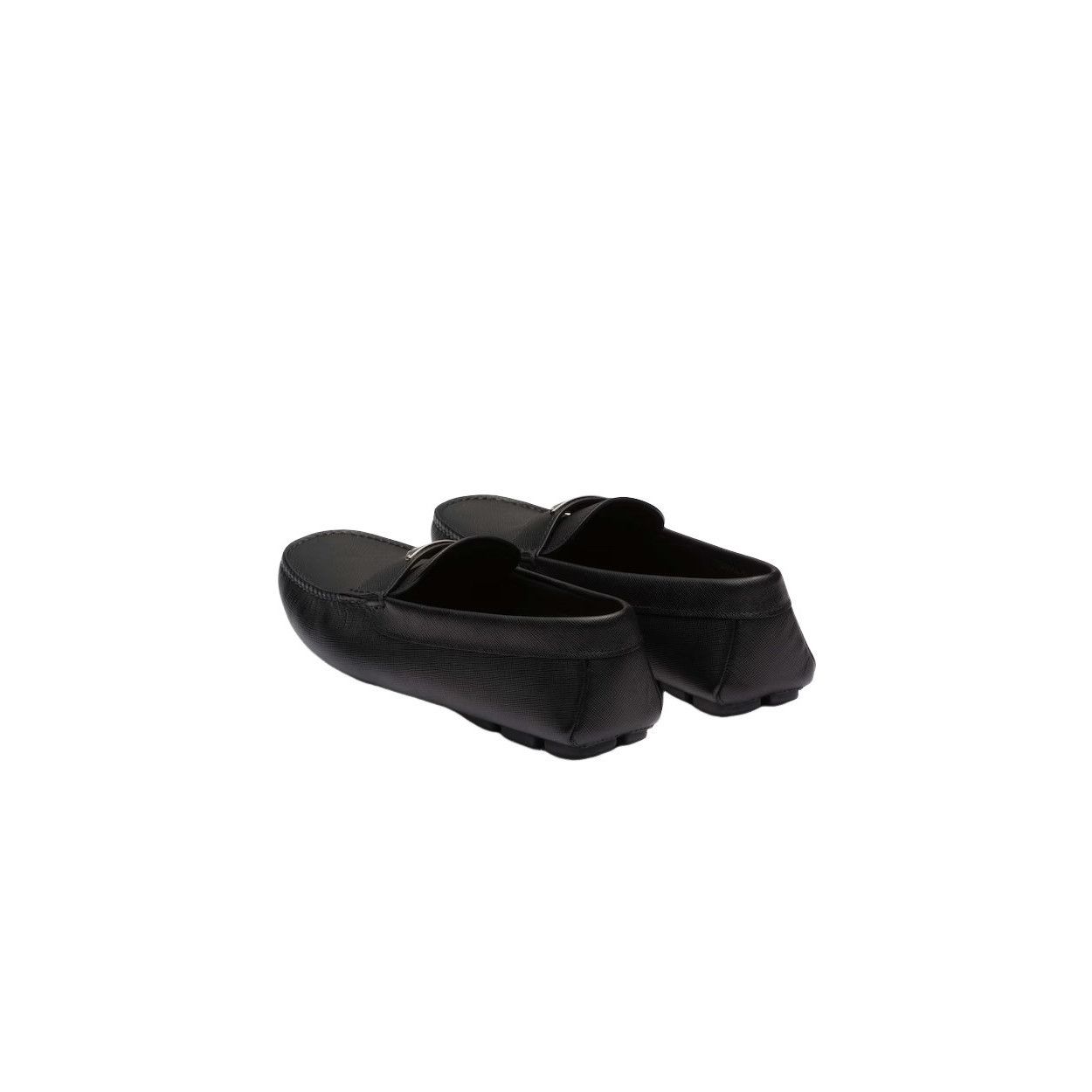 Prada PRADA $995 Black Saffiano Leather Driver Shoes New & Authent Size US 9 / EU 42 - 4 Thumbnail