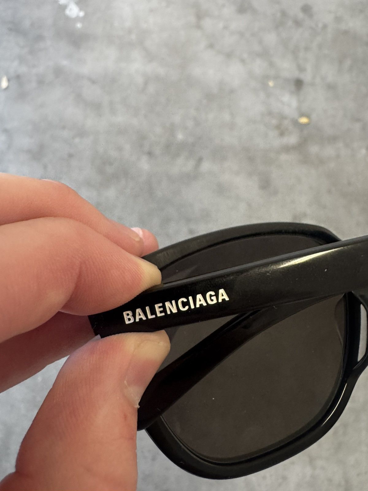 Balenciaga Balenciaga Paris D-frame Black Sunglasses Size ONE SIZE - 4 Thumbnail