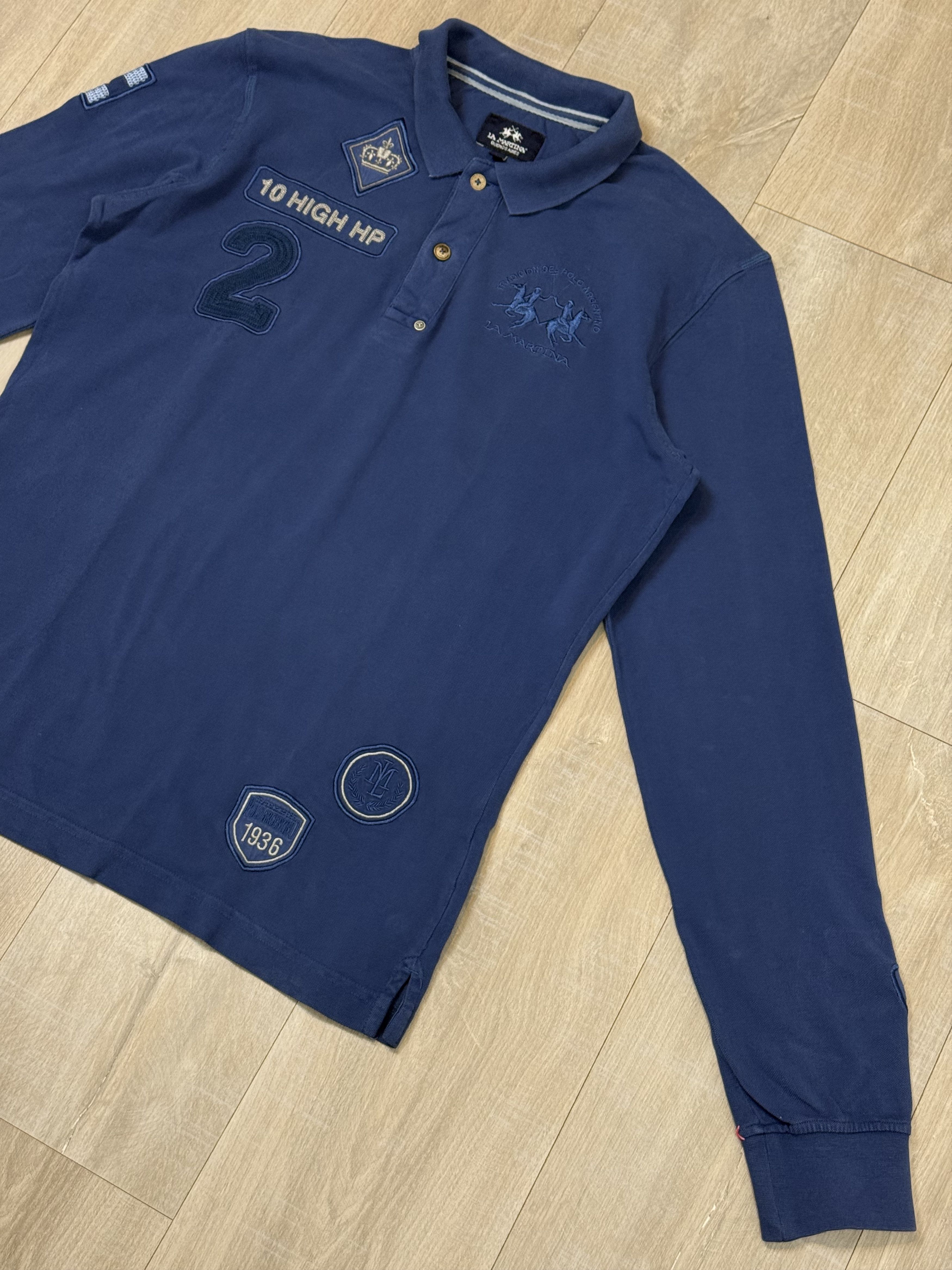 La Martina La Martina Tradition Del Polo Argentina Long Sleeve Polo Size US L / EU 52-54 / 3 - 2 Thumbnail