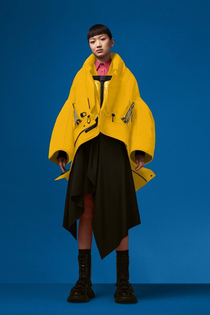 ANGEL CHEN × Canada Goose Yellow Snow Mantra Cropped Jacket Size XS / US 0-2 / IT 36-38 - 3 Thumbnail