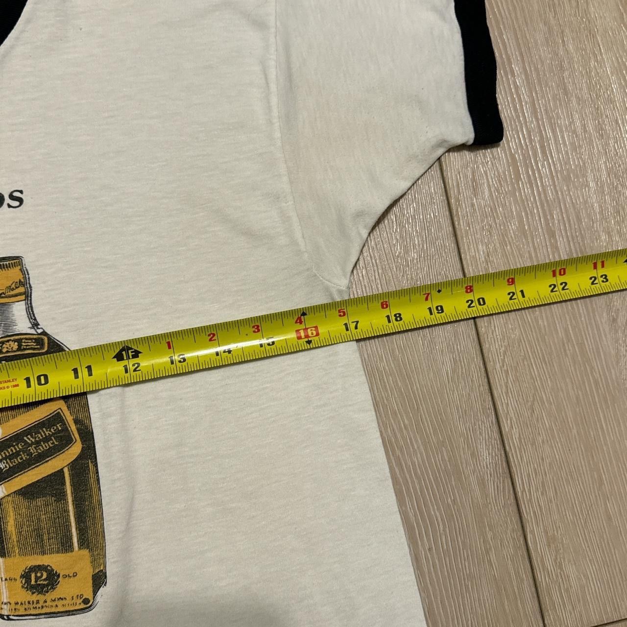 Other Vintage 80s Johnnie Walker Black Label ringer tee medium Size US M / EU 48-50 / 2 - 6 Thumbnail
