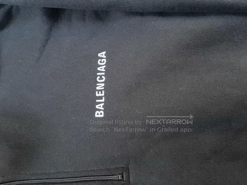 Balenciaga Balenciaga Black Half-Zip Ski Embroidered Logo Sweatshirt Size US S / EU 44-46 / 1 - 2 Thumbnail